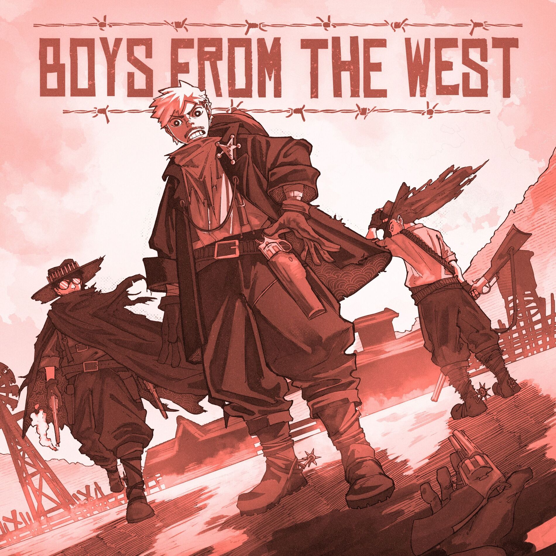 Album cover of BOYS FROM THE WEST (slowed)