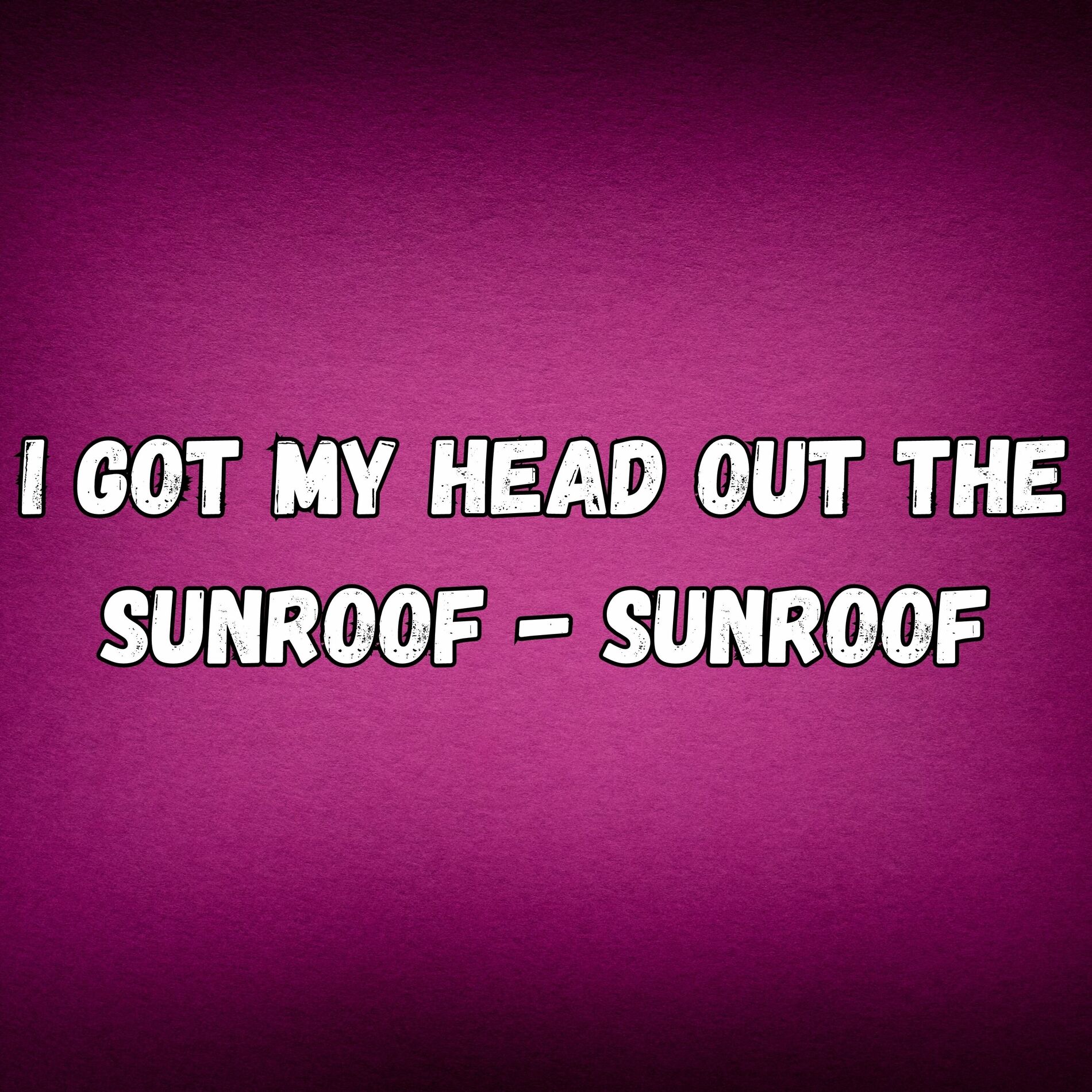 Album cover of I Got My Head Out the Sunroof (Sunroof)