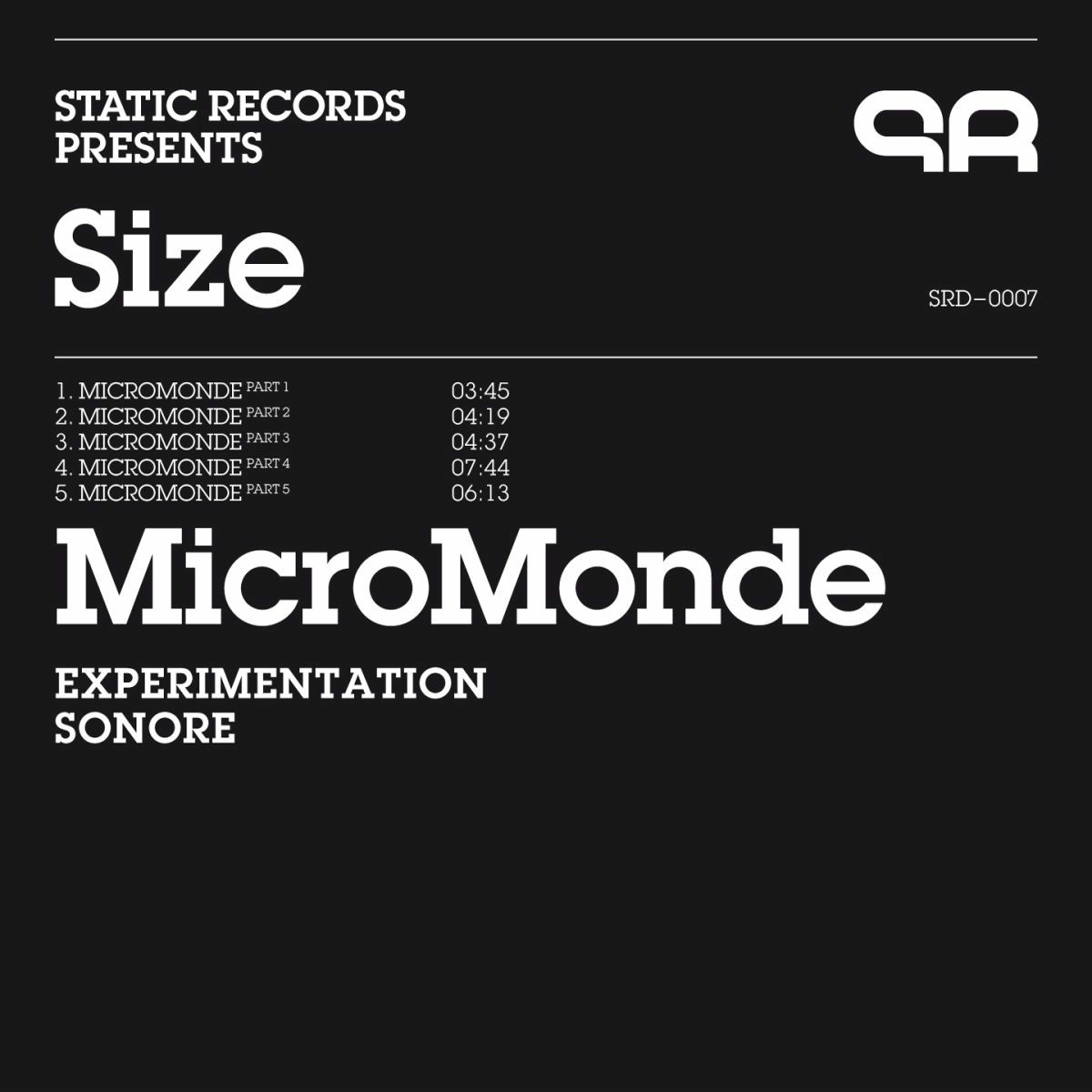 Album cover of Micromonde (Expérimentation sonore)