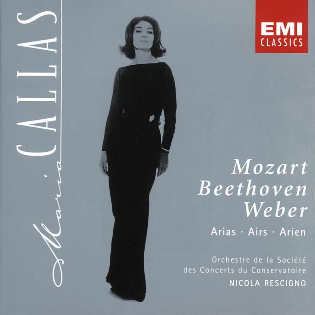 Album cover of Maria Callas - Mozart, Beethoven & Weber Arias