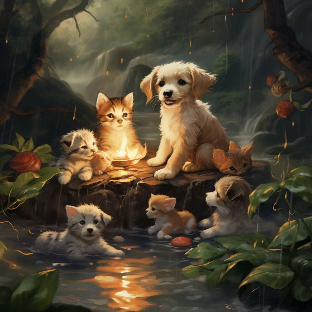 Picture of Music combined with Ocean: Pet Serenity by the Sea