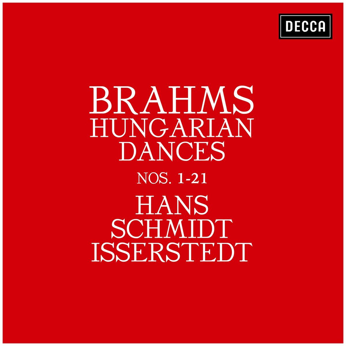 Album cover of Brahms: 21 Hungarian Dances