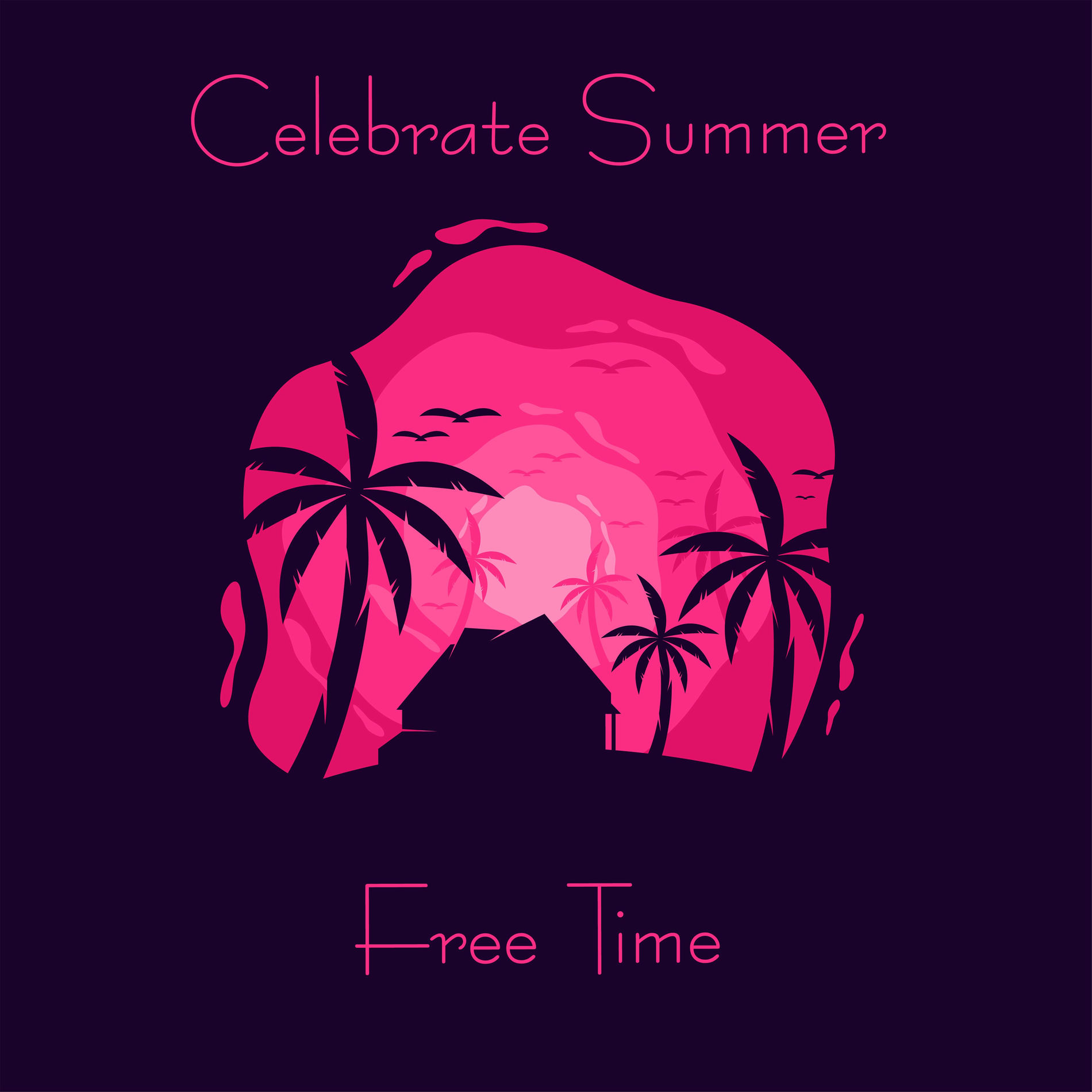Album cover of Celebrate Summer Free Time – Total Chill Sessions, Energetic Relaxation, Chilled Atmosphere, Relaxing Obsession