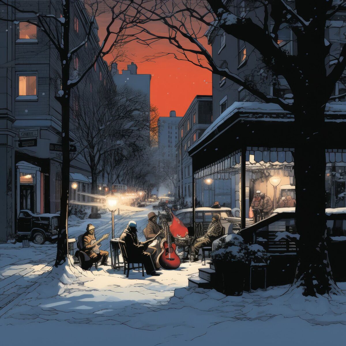 Album cover of Smooth Jazz Serenade for Christmas