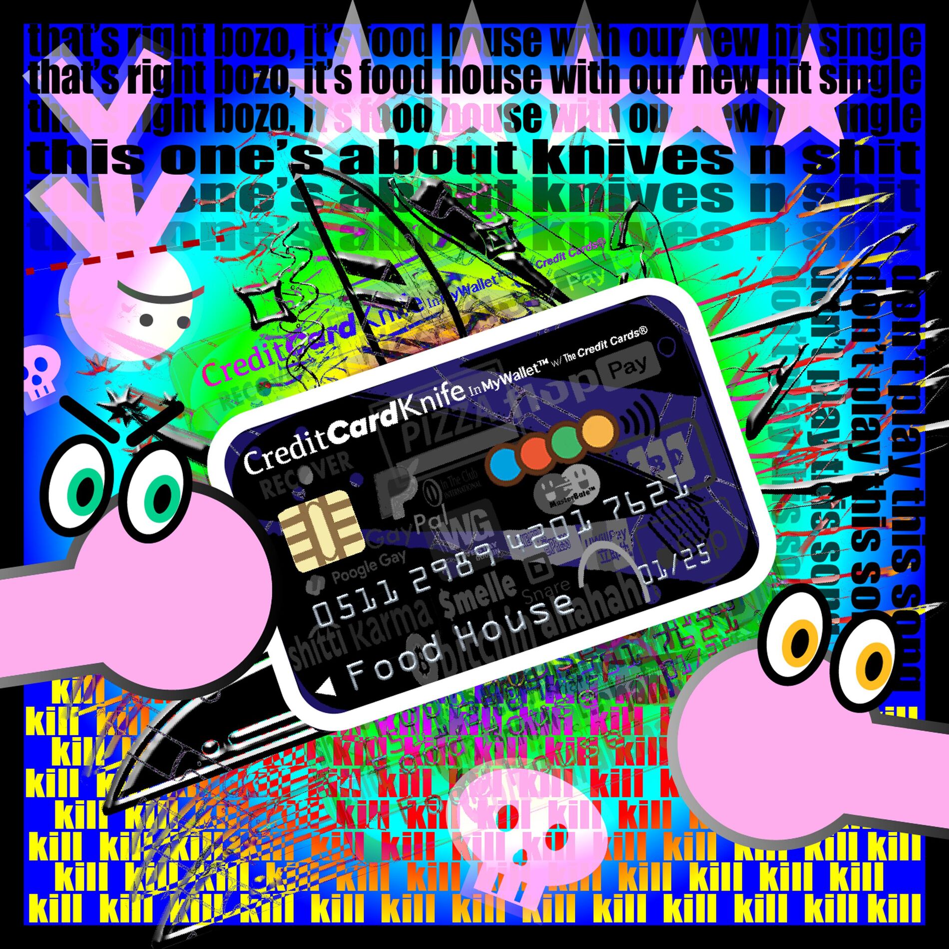 Album cover of credit card knife