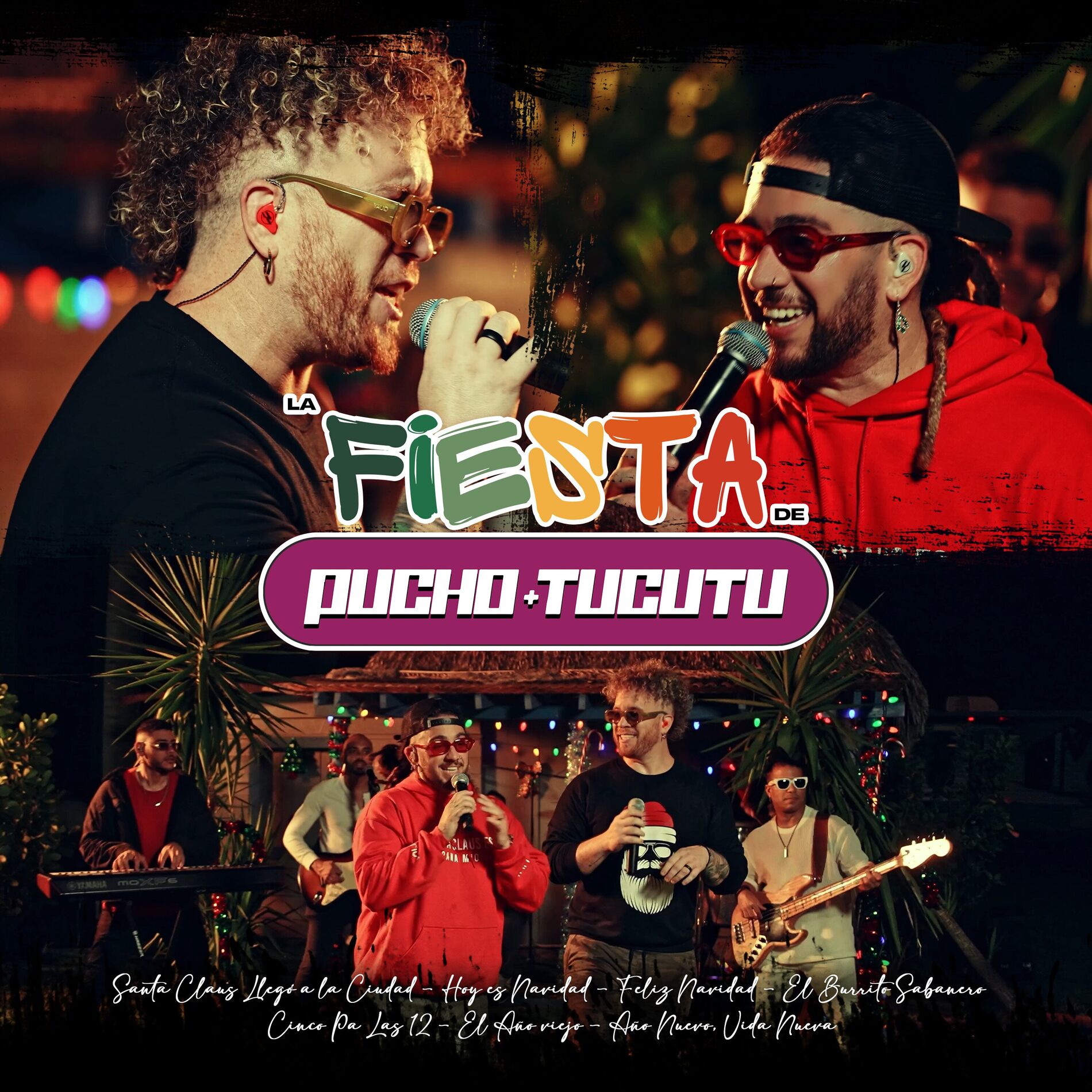 Album cover of La Fiesta de Navidad (Medley: Santa Claus Llegó a la Ciudad / Hoy es Navidad / Feliz Navidad / El Burrito Sabanero / Cinco Pa Las 