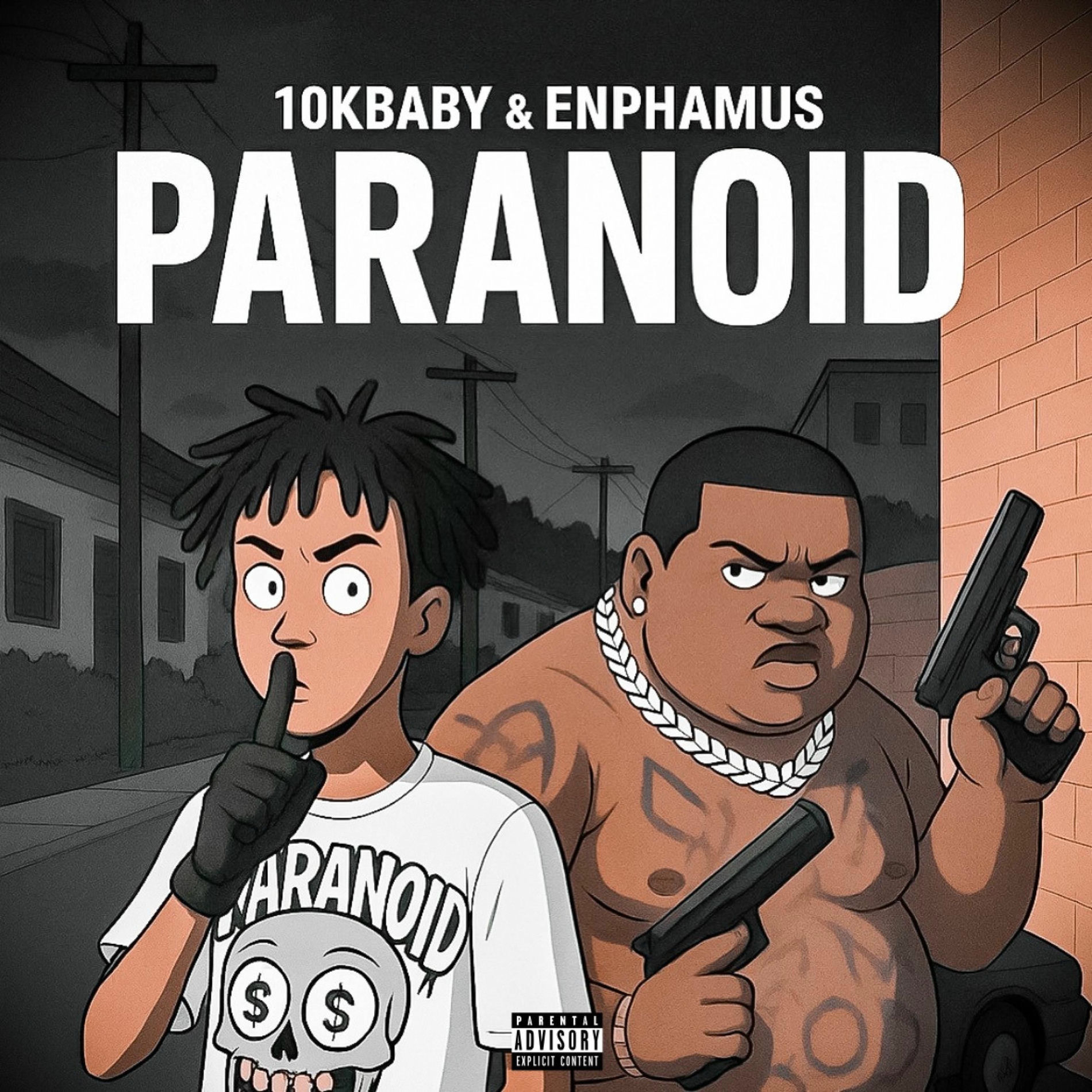 Album cover of PARANOID (feat. Enphamus)