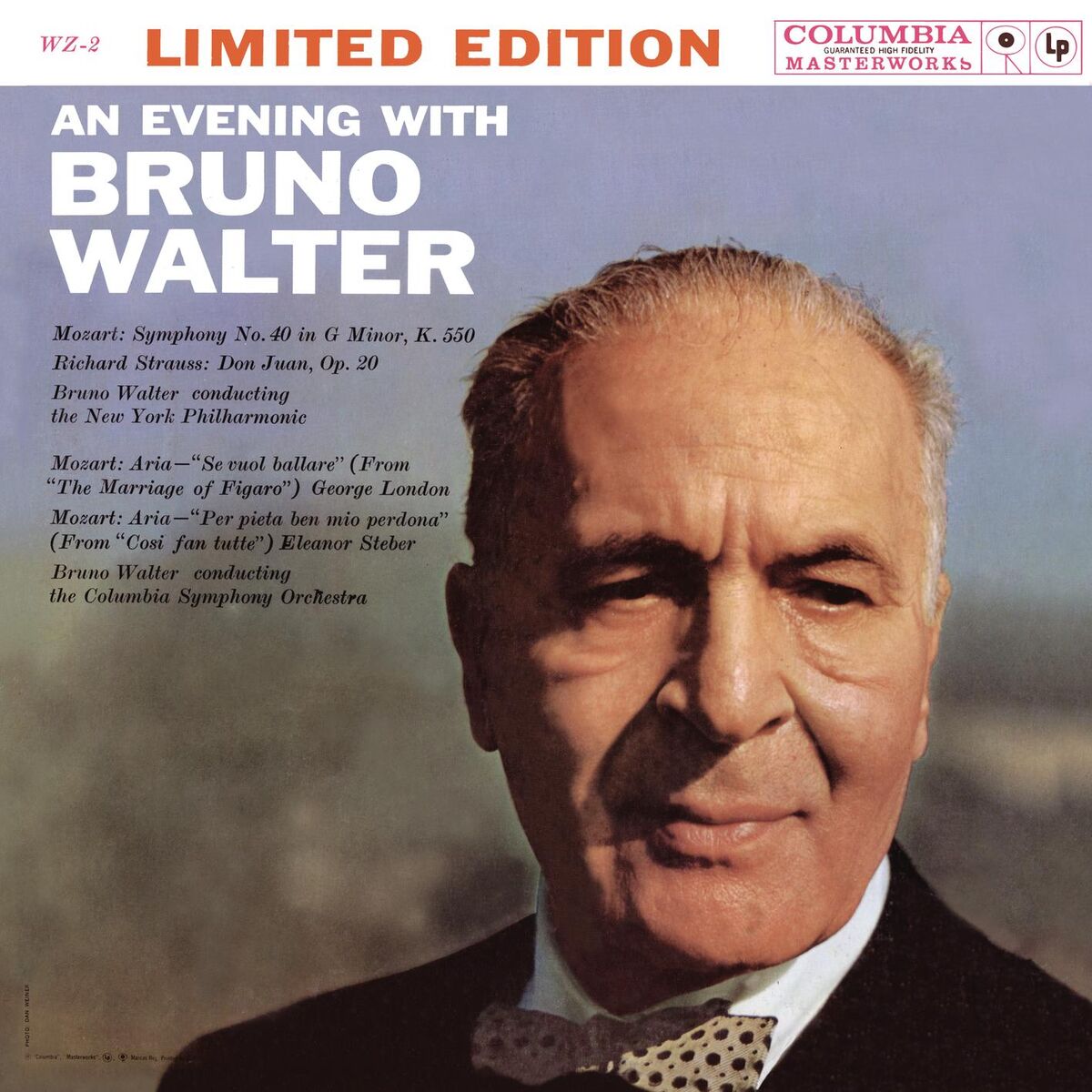 Album cover of An Evening with Bruno Walter - with Commentary by Bruno Walter