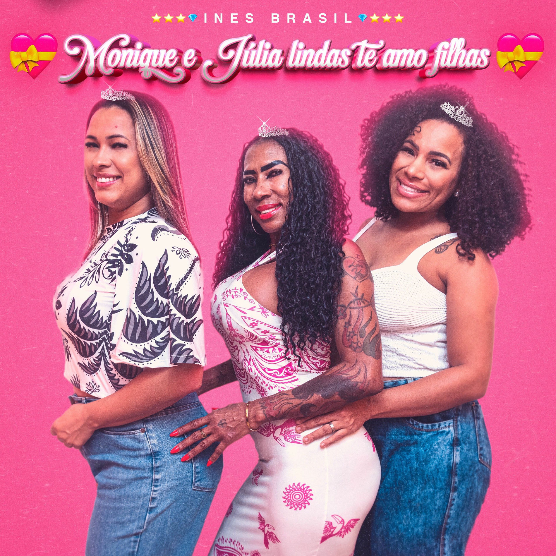 Album cover of Monique e Júlia Lindas, Te Amo Filhas
