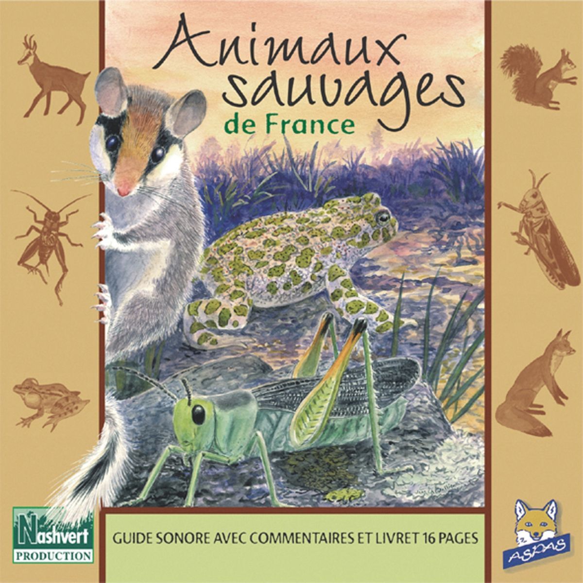 Album cover of Animaux sauvages de France