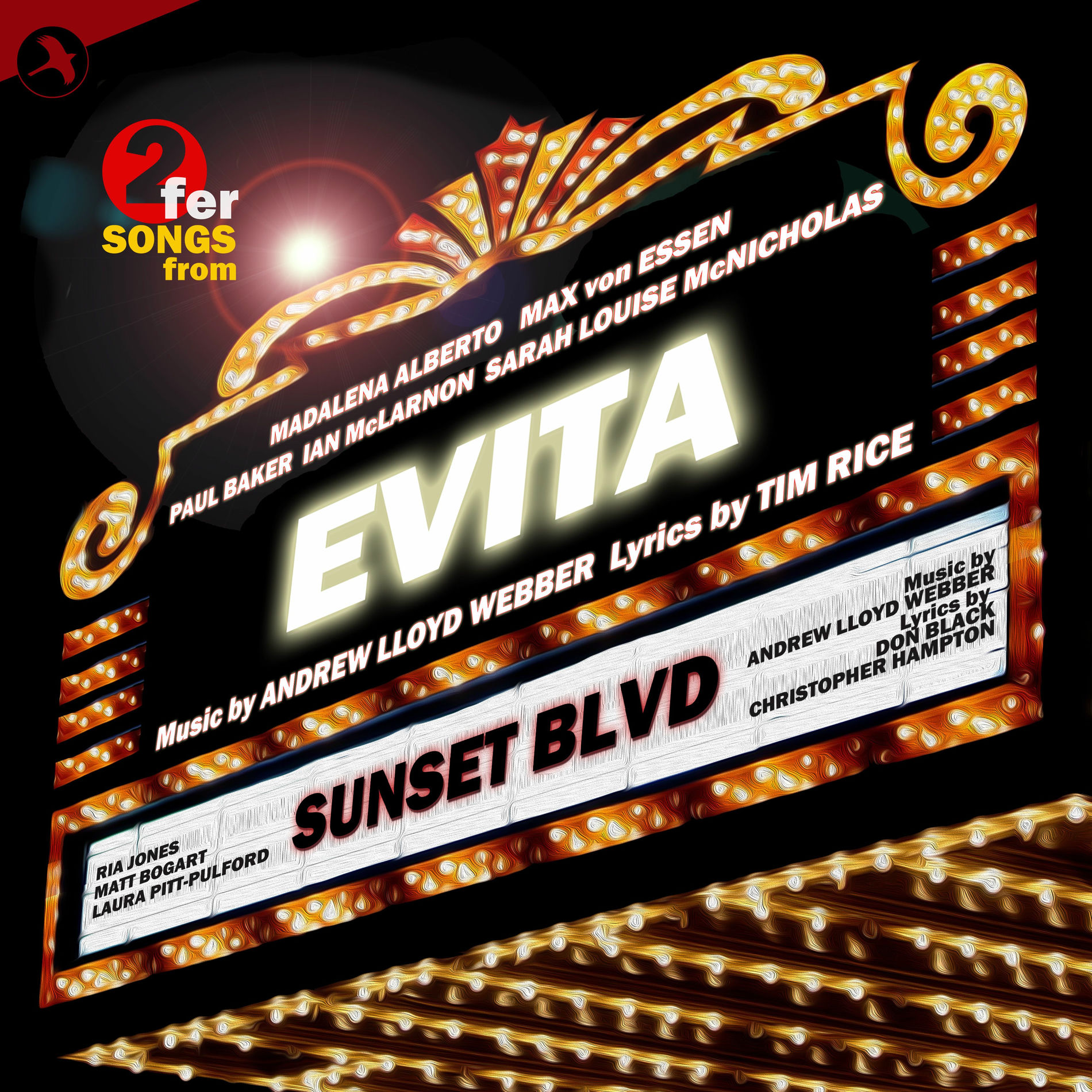 Album cover of Sunset Boulevard: Evita