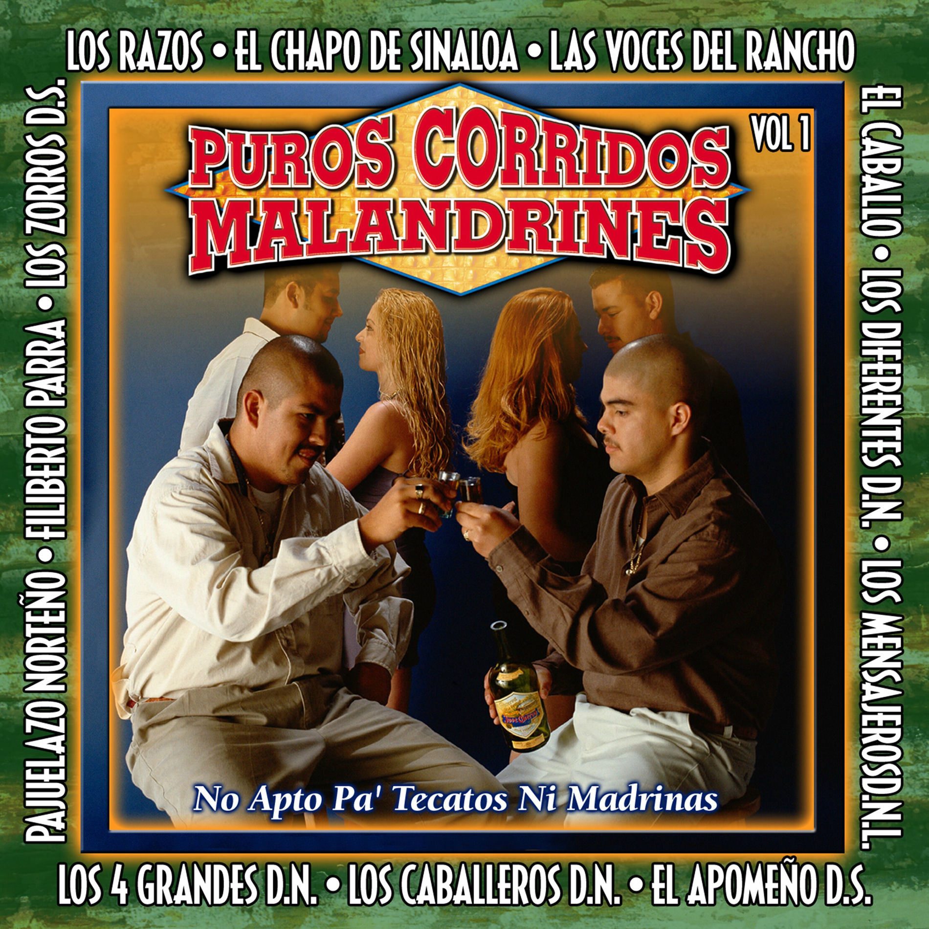 Album cover of Puros Corridos Malandrines, Vol. 1