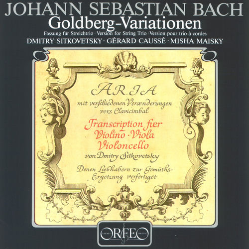 Bach: Goldberg Variations, BWV 988