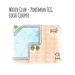 Cover of Water Club (From "Pokémon Trading Card Game") (Piano)