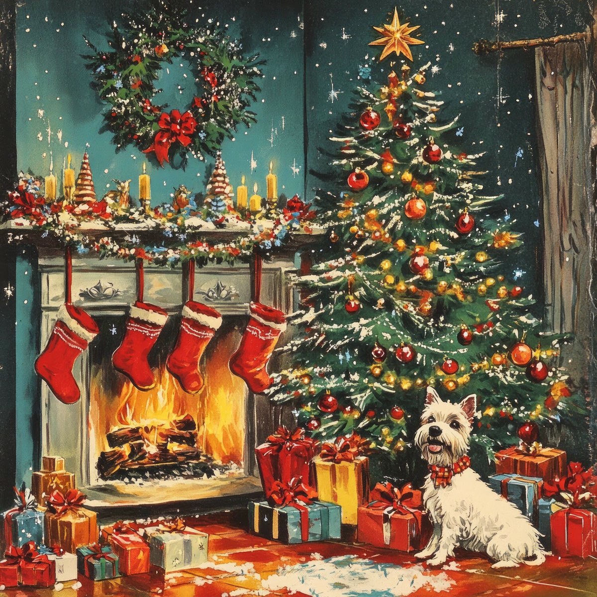Album cover of Festive Fireside: Melodies & Glow