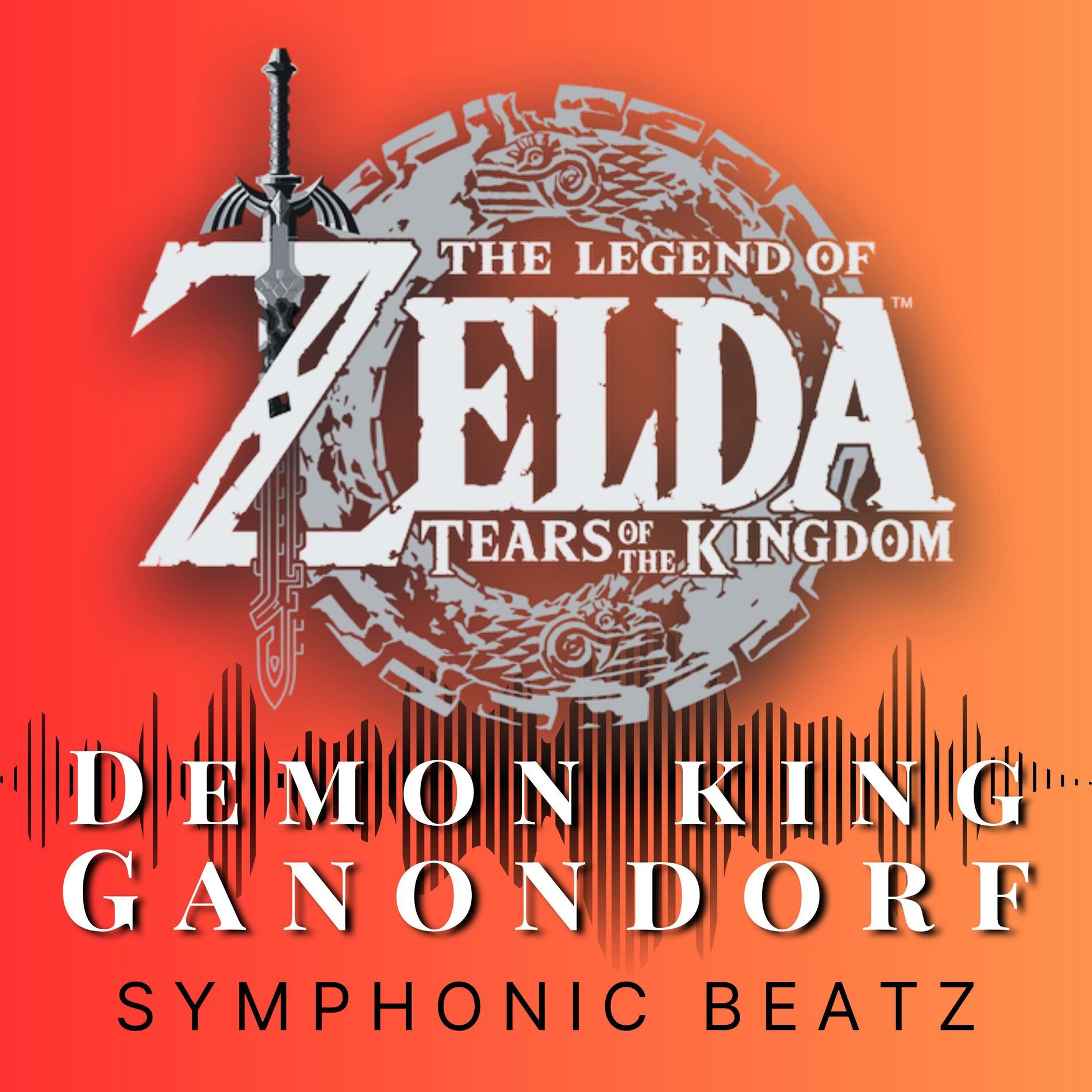 Album cover of Demon King Ganondorf, Zelda Tears of the Kingdom