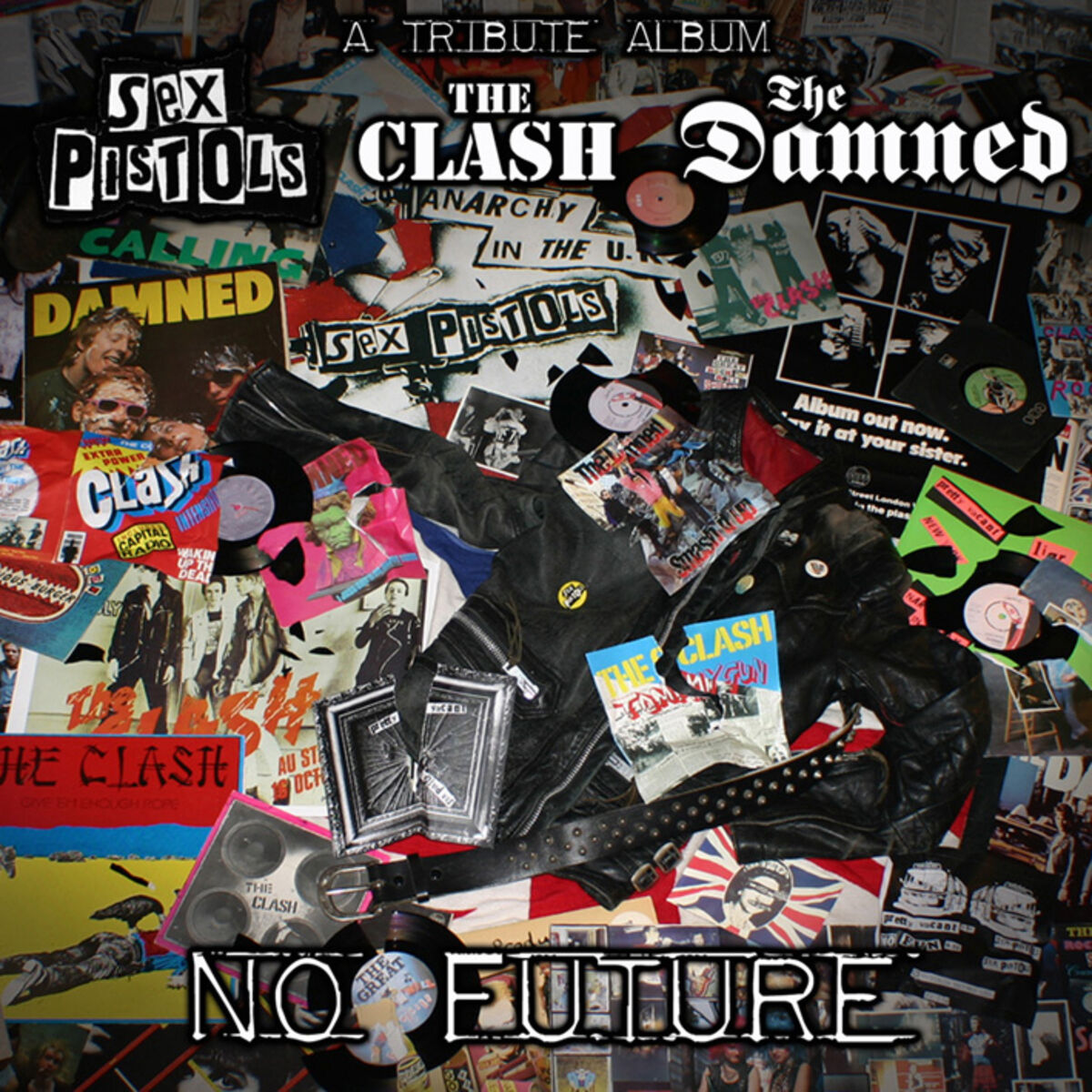 Album cover of No Future: A Tribute to The Sex Pistols, Clash & The Damned