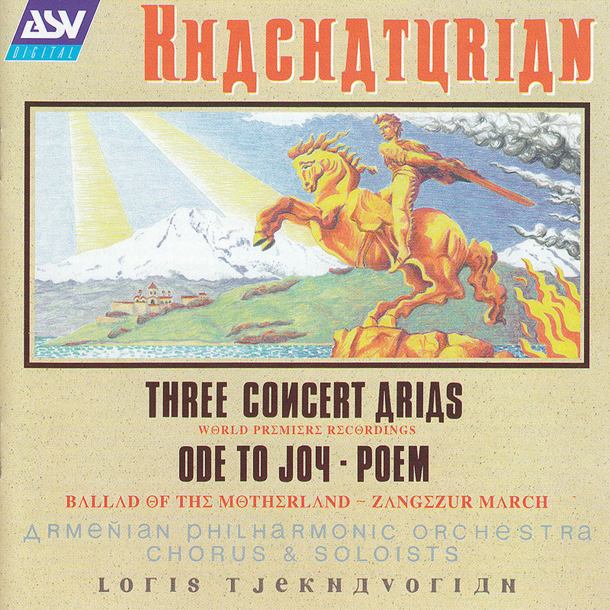 Album cover of Khachaturian: Ode To Joy; 3 Concert Arias; Ballad Of The Motherland; Poem