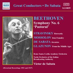 Cover of Beethoven: Symphony No. 6 (De Sabata) (1947)