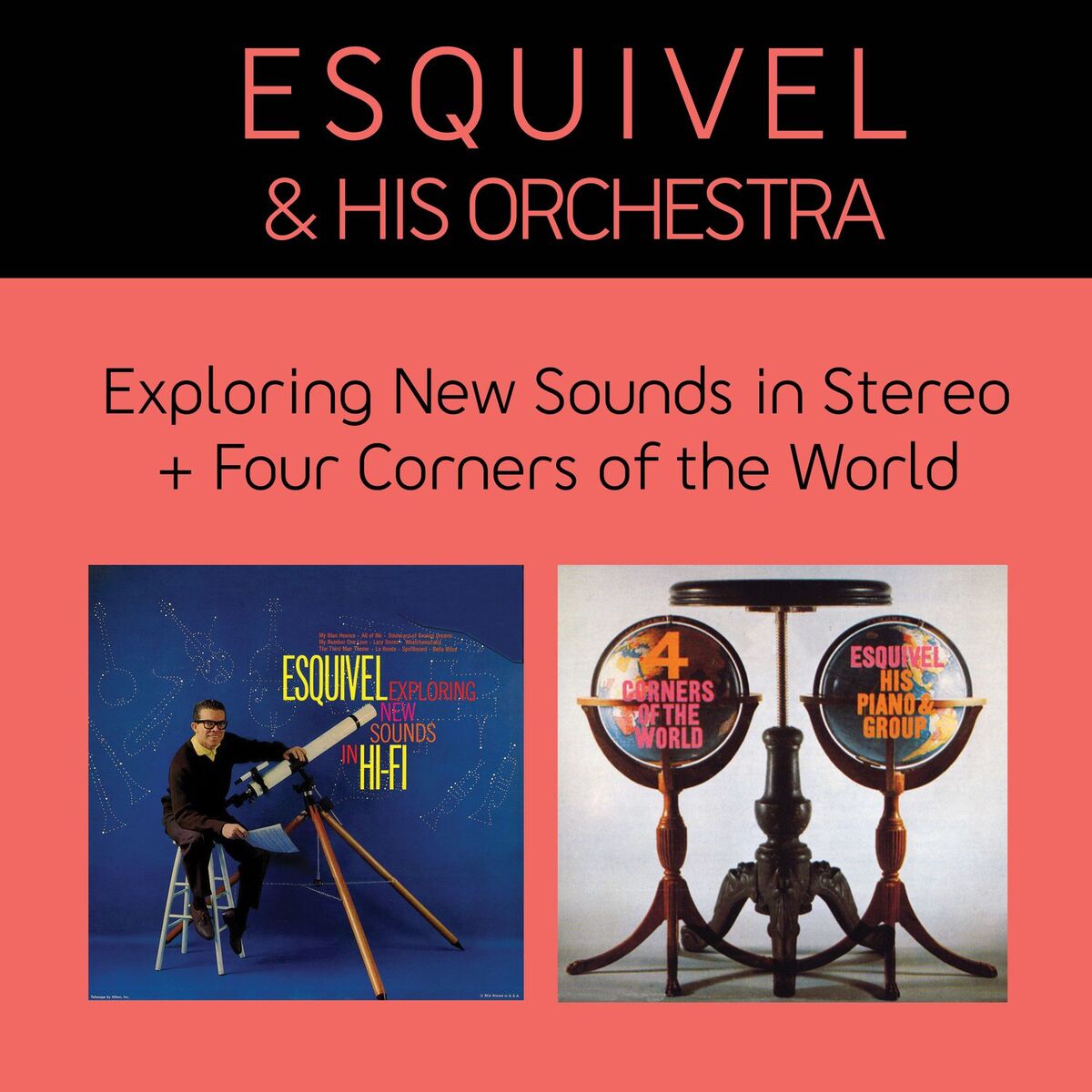 Album cover of Exploring New Sounds in Stereo + Four Corners of the World (Bonus Track Version)