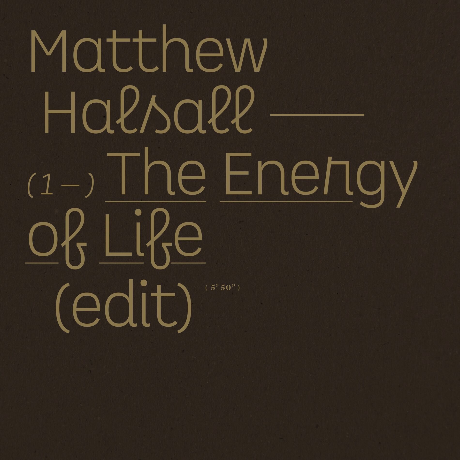 Album cover of The Energy of Life (Edit)