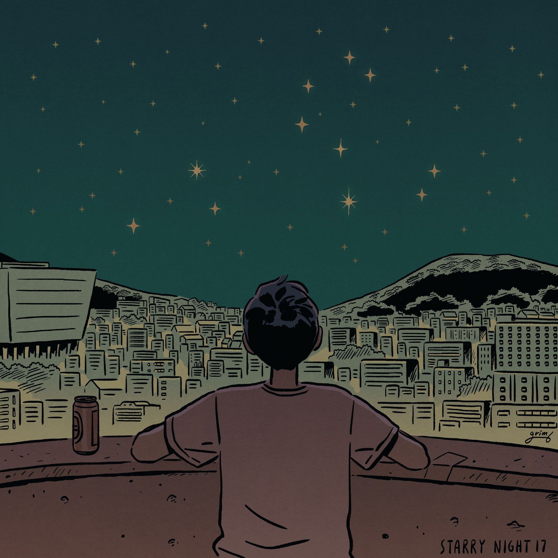 Album cover of starry night '17