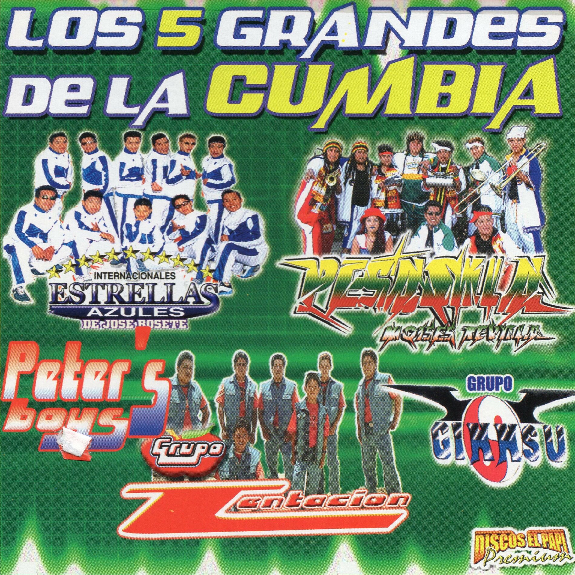 Album cover of Los 5 Grandes De La Cumbia