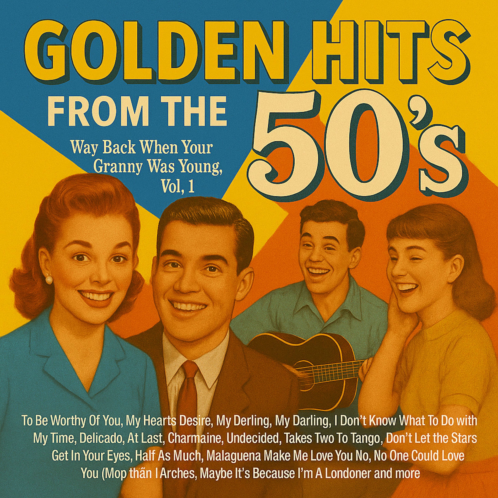 Album cover of Way Back When Your Granny Was Young, Vol. 1 (Gone but not forgotten Hits from the 50's)