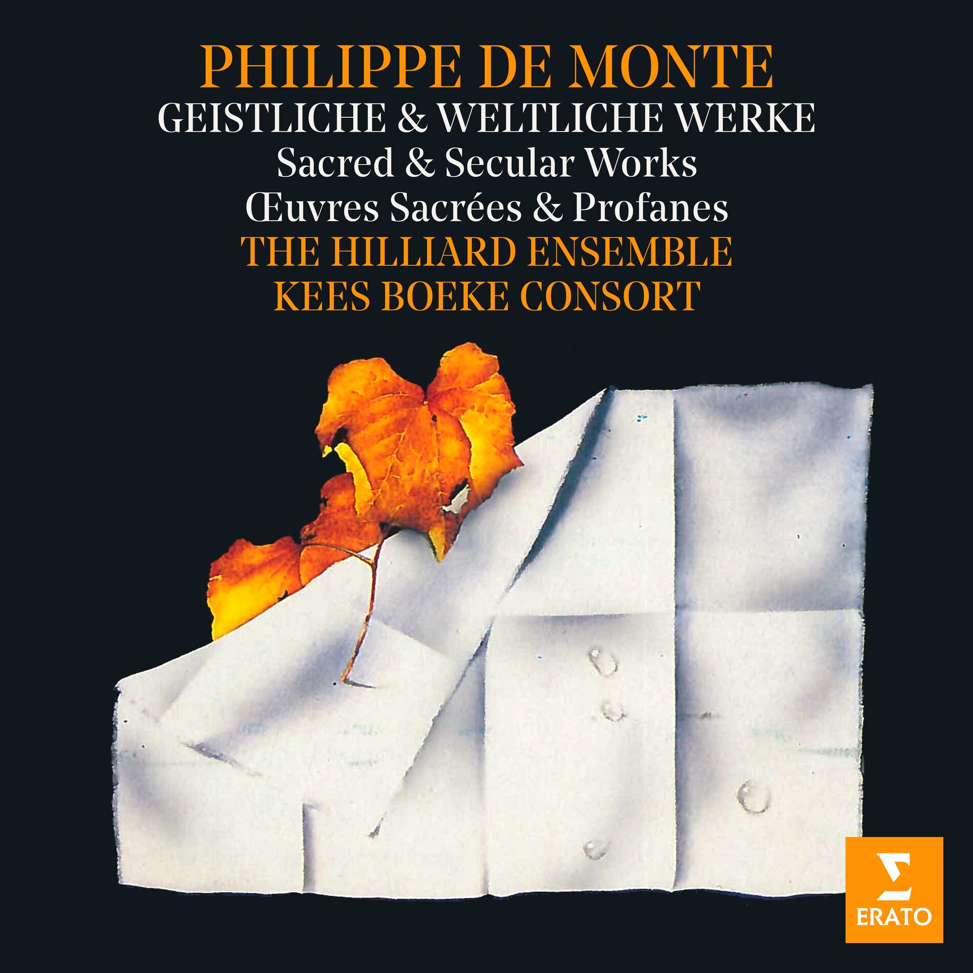 Album cover of De Monte: Sacred & Secular Works. Missa 