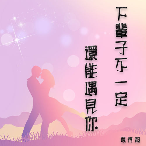 下辈子不一定还能遇见你