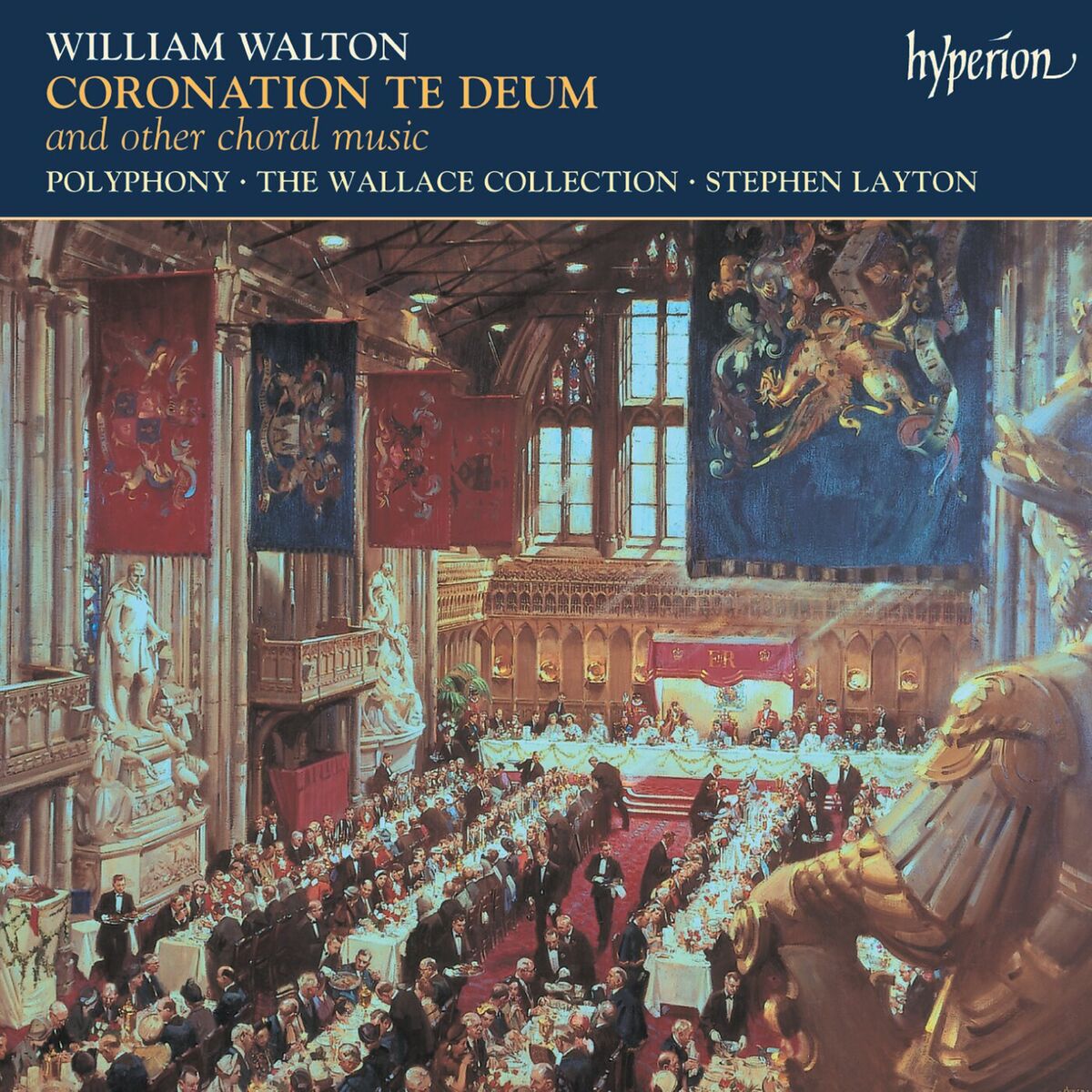 Album cover of Walton: Coronation Te Deum; Missa brevis; A Litany & Other Choral Works