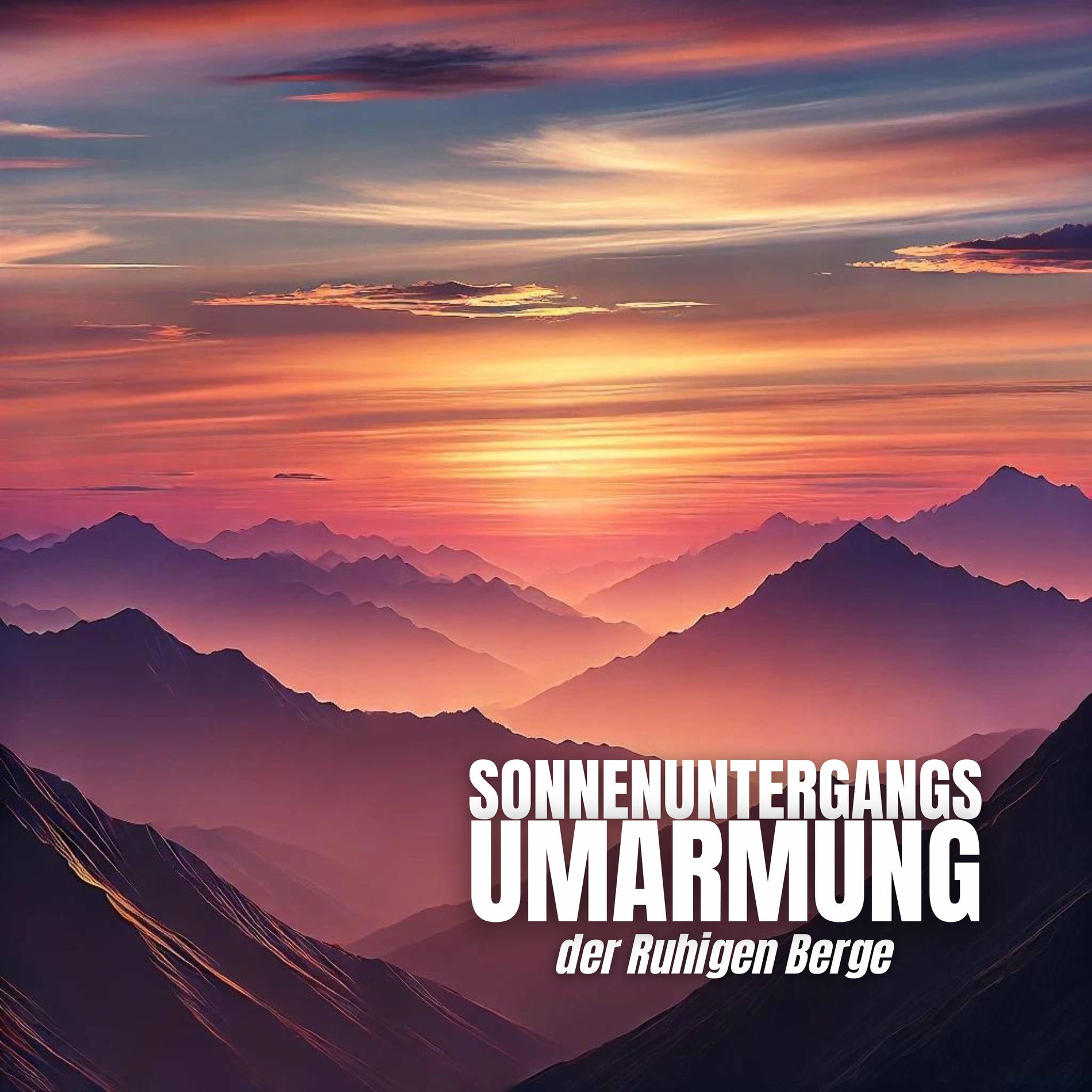 Album cover of Sonnenuntergangs Umarmung der Ruhigen Berge: Beruhigende Klänge für einen Friedlichen Abend