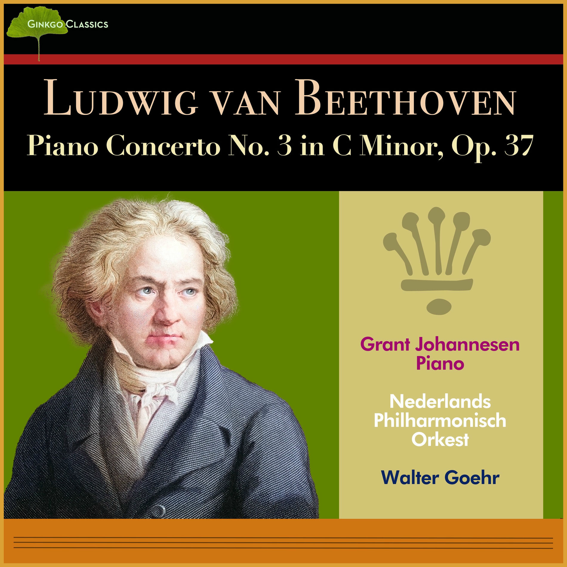 Album cover of Ludwig van Beethoven - Piano Concerto No. 3 in C Minor, Op. 37