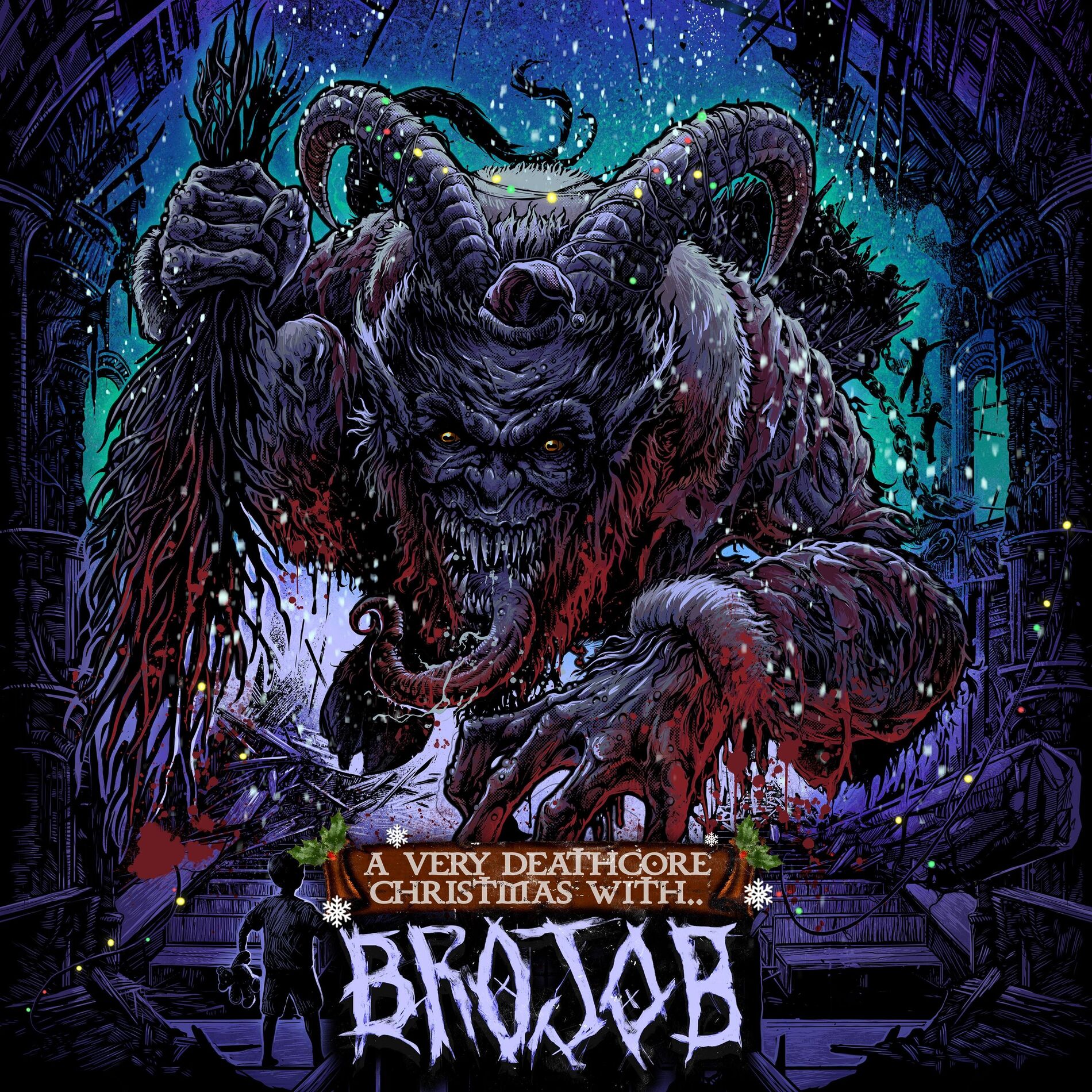 Album cover of A VERY DEATHCORE CHRISTMAS WITH BROJOB