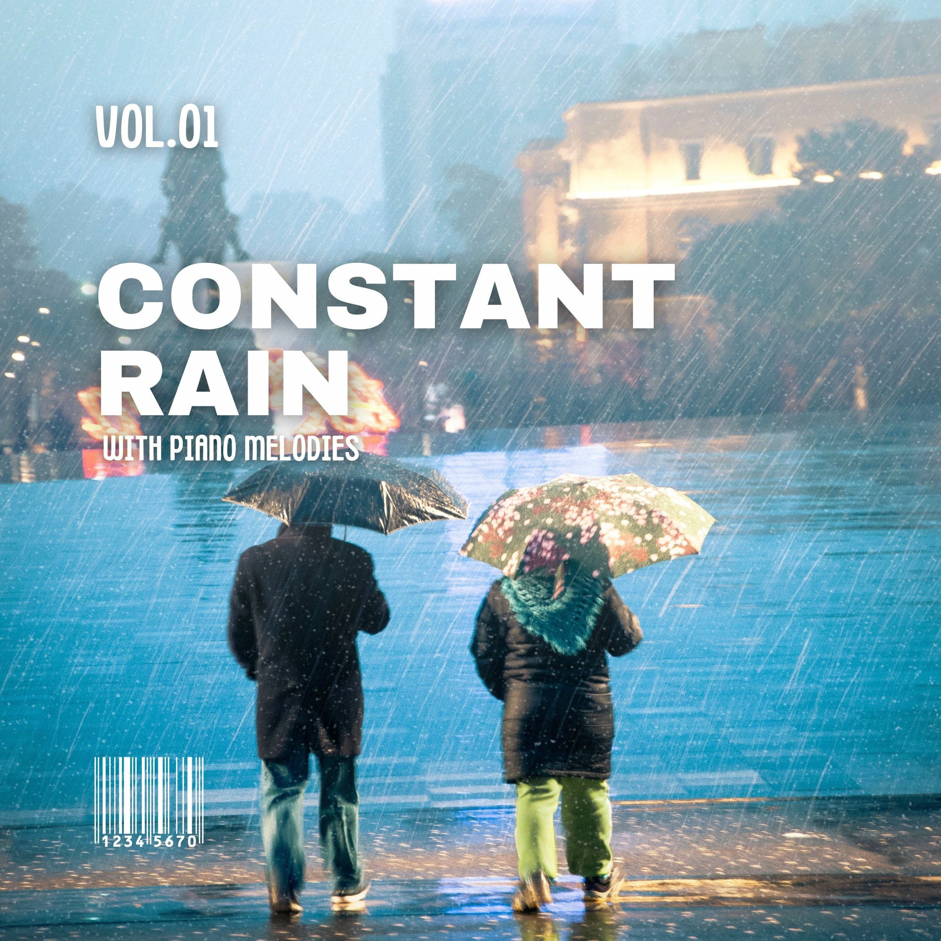 Album cover of Constant Rain with Piano Melodies