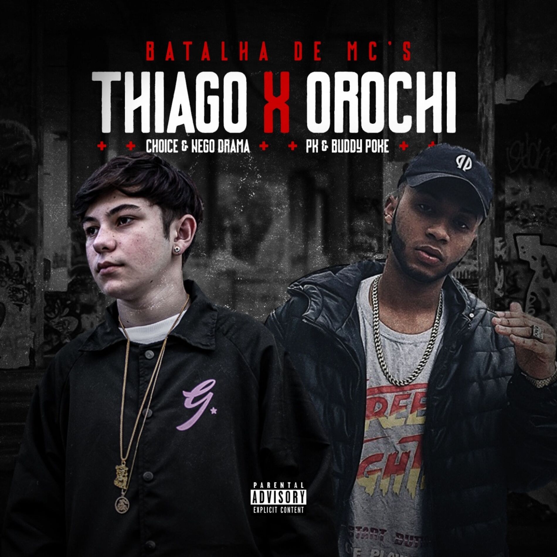 Album cover of Batalha de Mc's Thiago X Orochi (Trio)