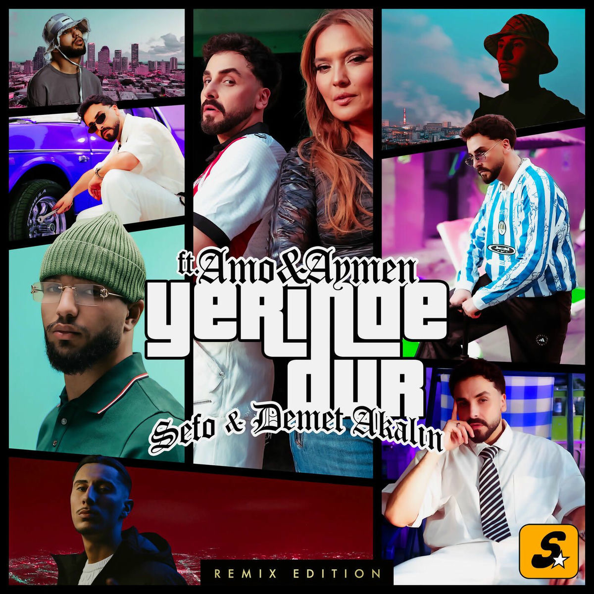 Album cover of Yerinde Dur Remix feat. Amo & Aymen