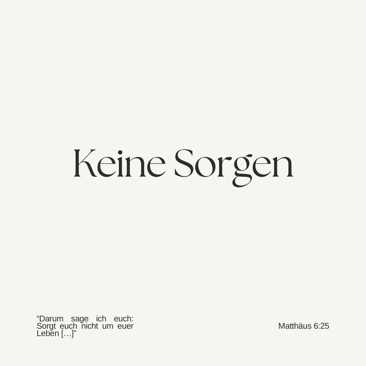 Album cover of Keine Sorgen