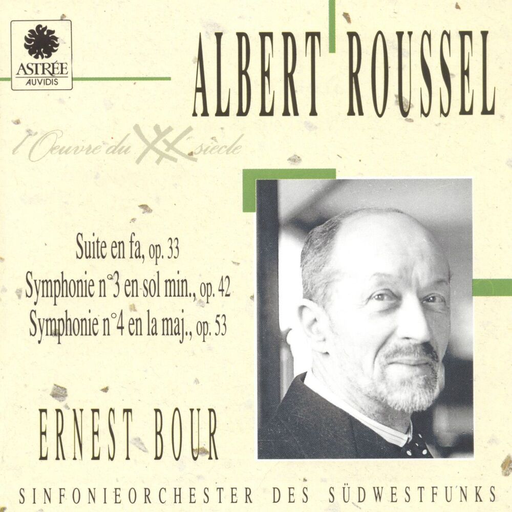 Picture of Roussel: Suite en fa, Symphonie No. 3, Symphonie No. 4