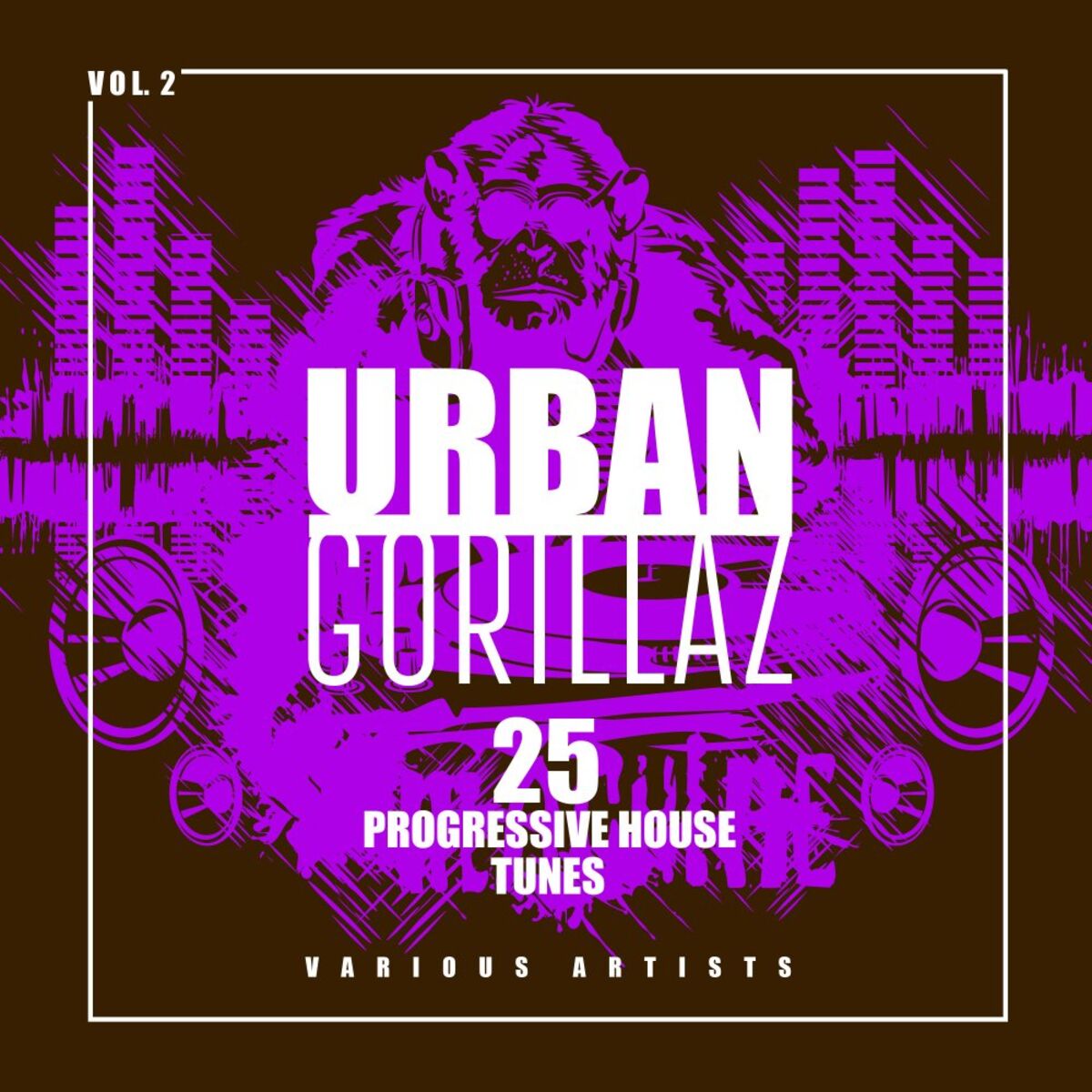 Album cover of Urban Gorillaz, Vol. 2 (25 Progressive House Tunes)