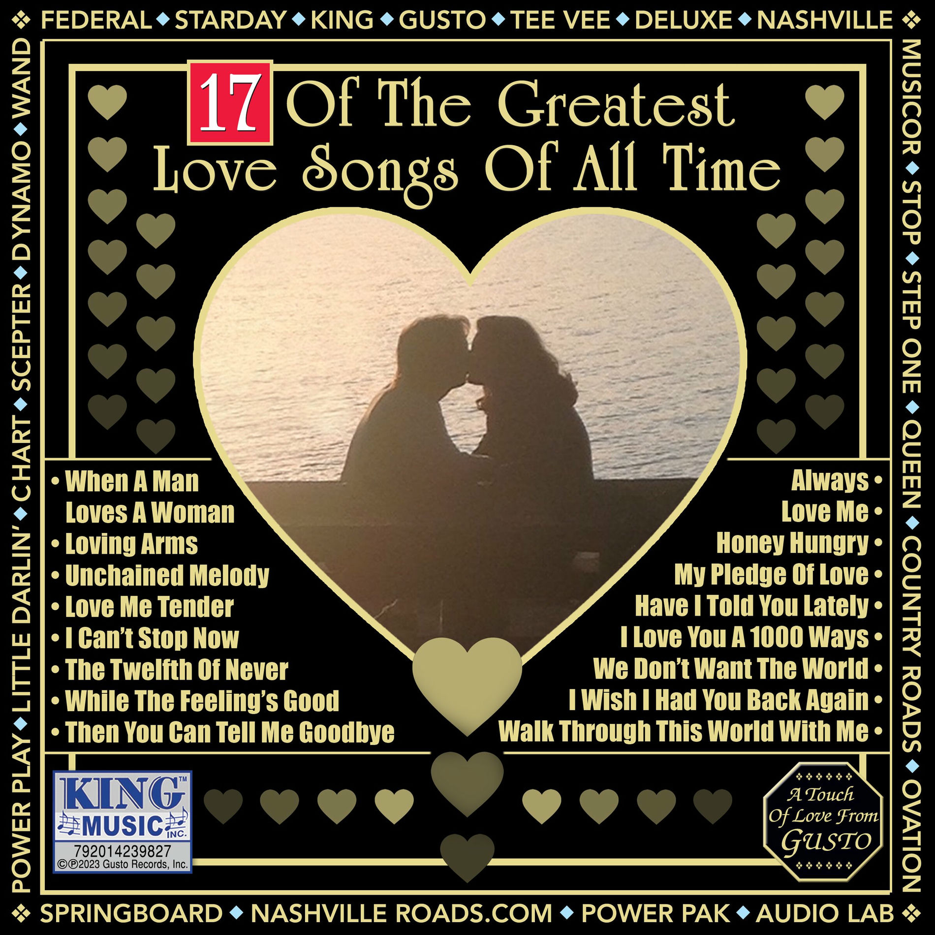 Album cover of 17 Of The Greatest Love Songs Of All Time
