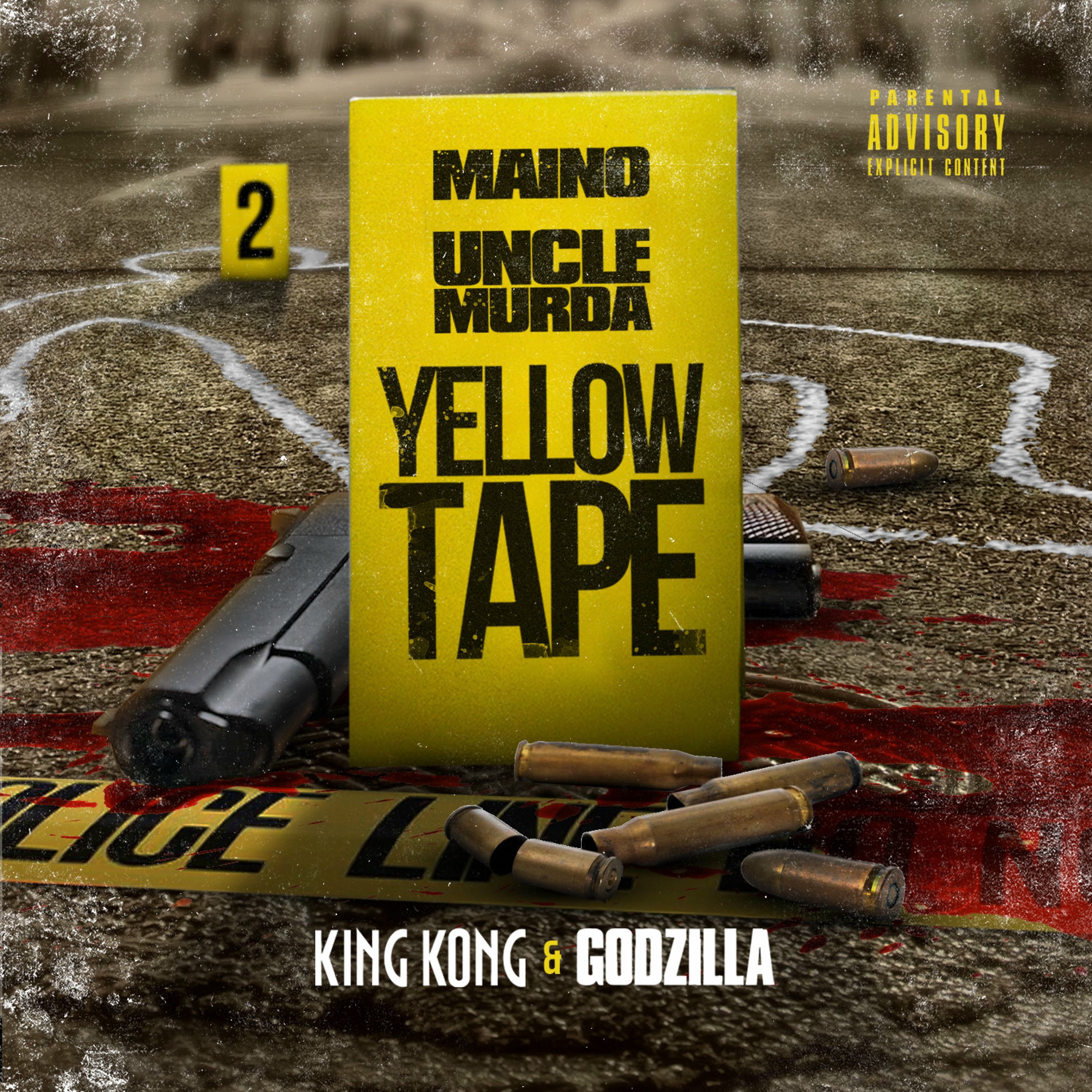 Album cover of Yellow Tape: King Kong & Godzilla
