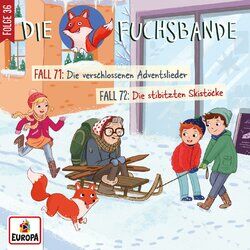 Cover of Folge 36: Fall 71: Die verschlossenen Adventslieder/Fall 72: Die stibitzten Skistöcke