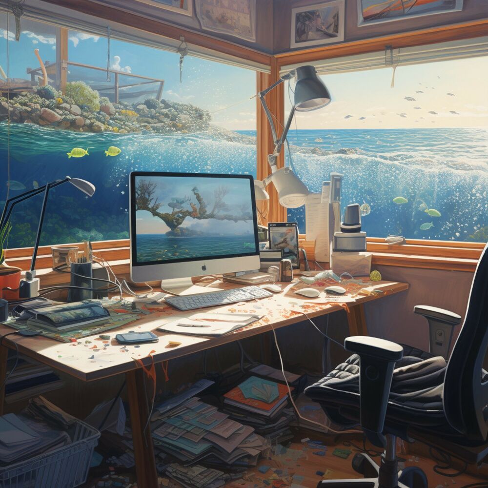 Picture of Ocean Study: Cognitive Wave Harmony