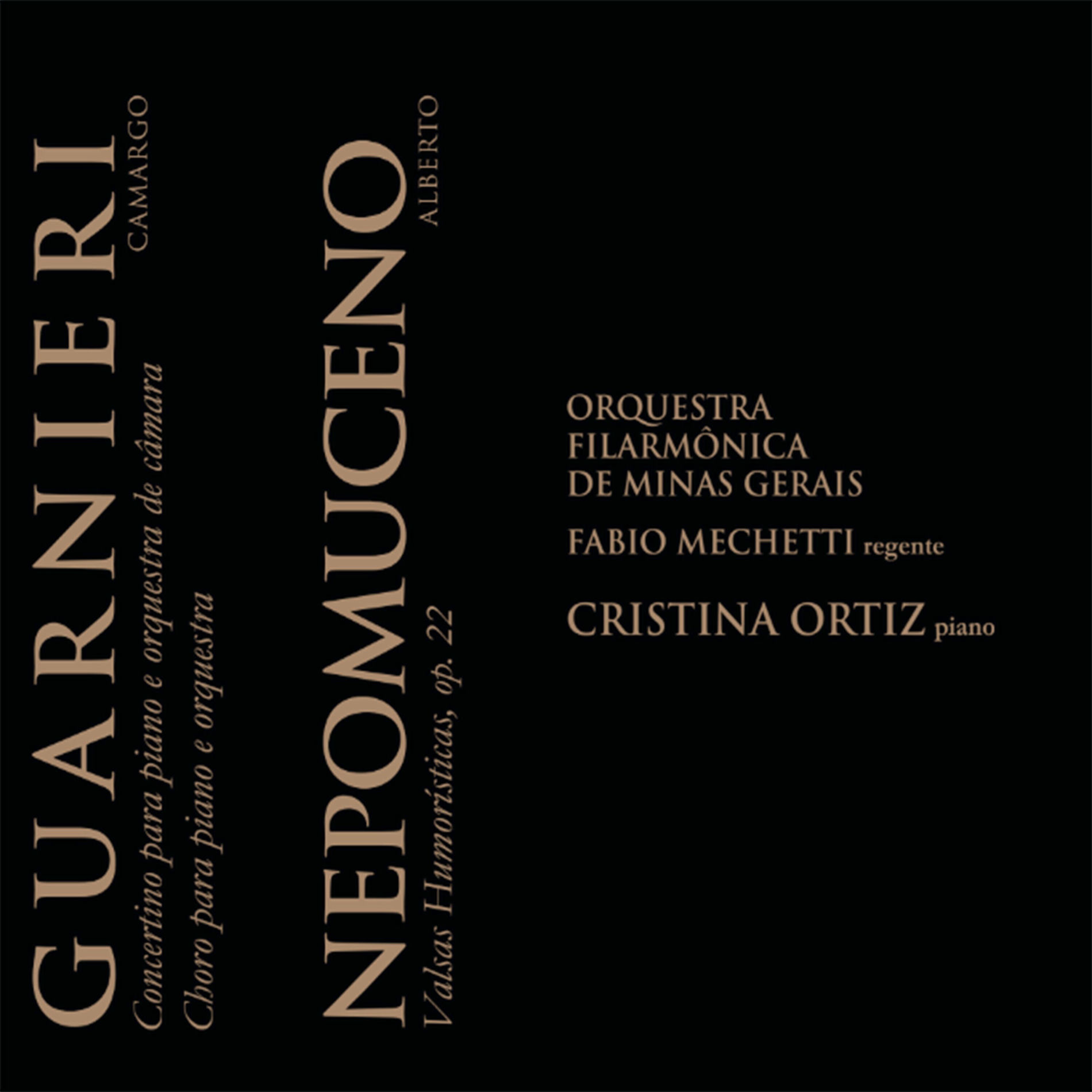 Album cover of Guarnieri Camargo - Concertino para Piano e Orquestra de Câmara - Choro para Piano e Orquestra - Nepomuceno Alberto - Valsas Hunor
