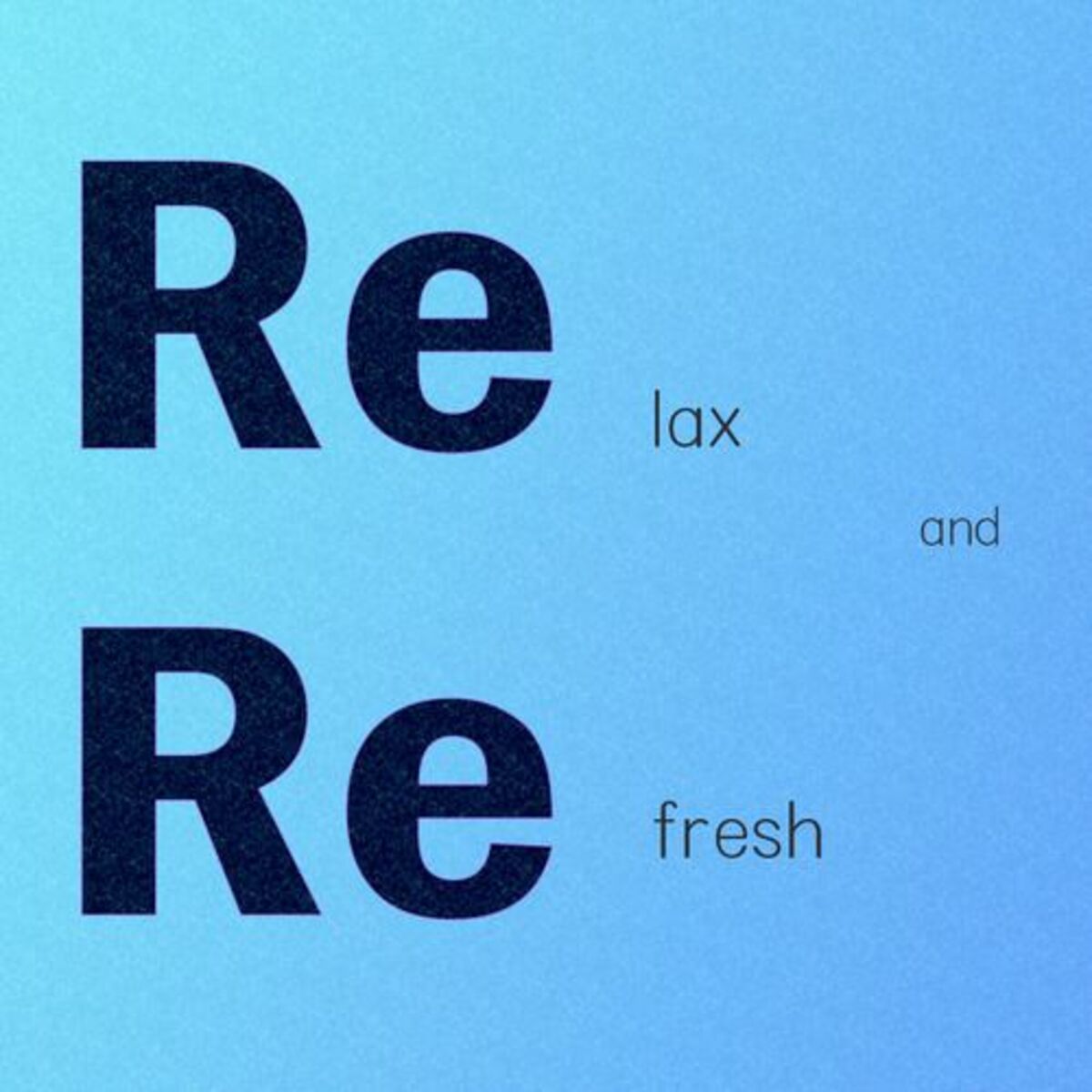 Album cover of relax and refresh