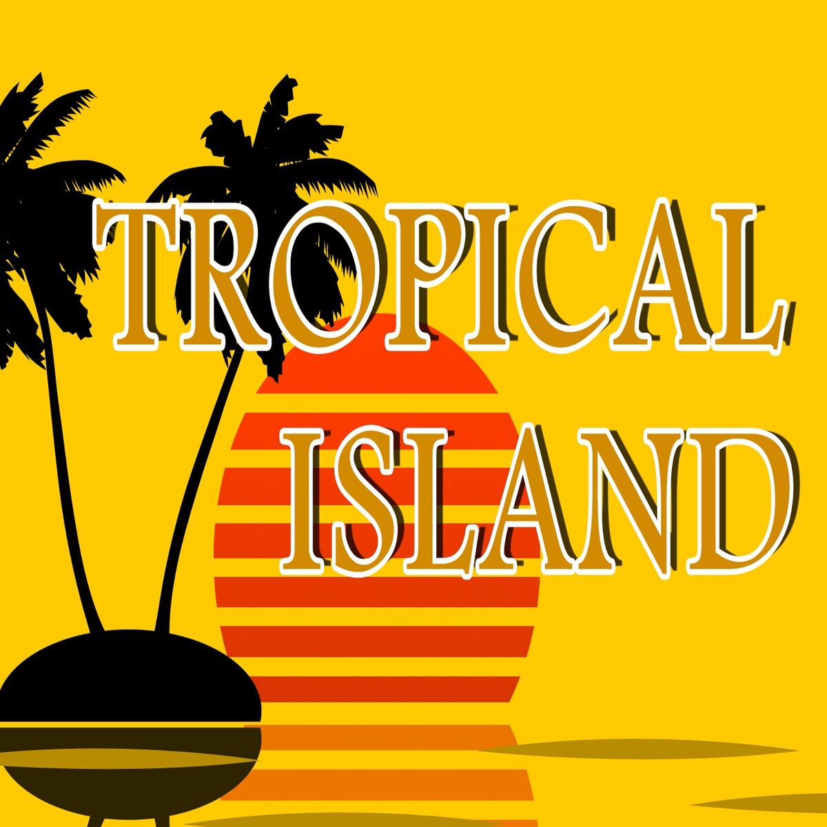 Album cover of Tropical Island (Rumba, Salsa, Merengue)
