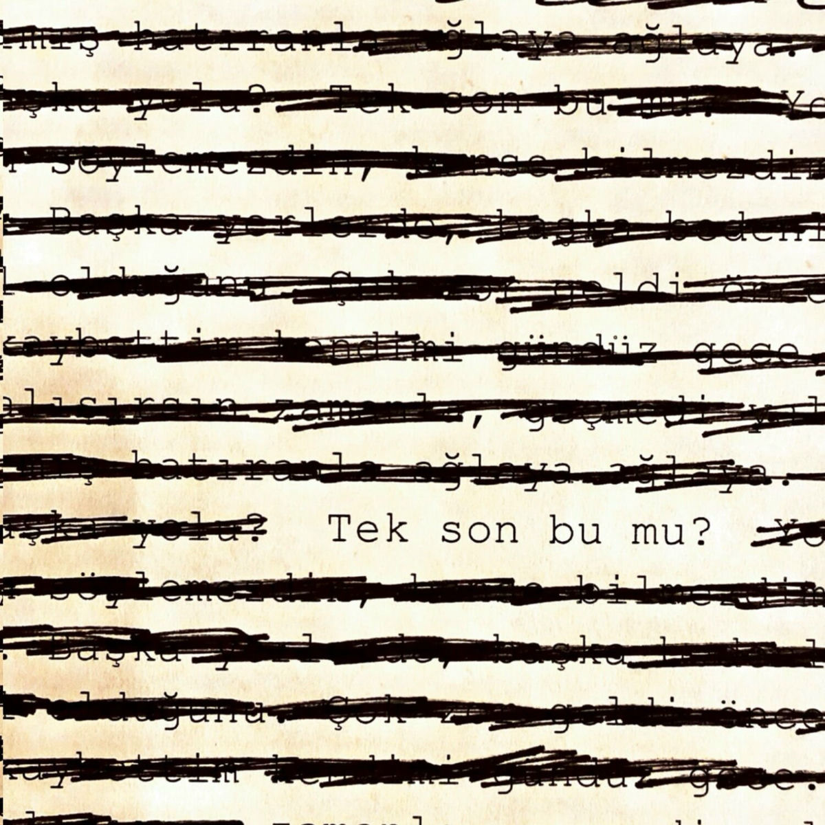 Album cover of Tek Son Bu Mu?