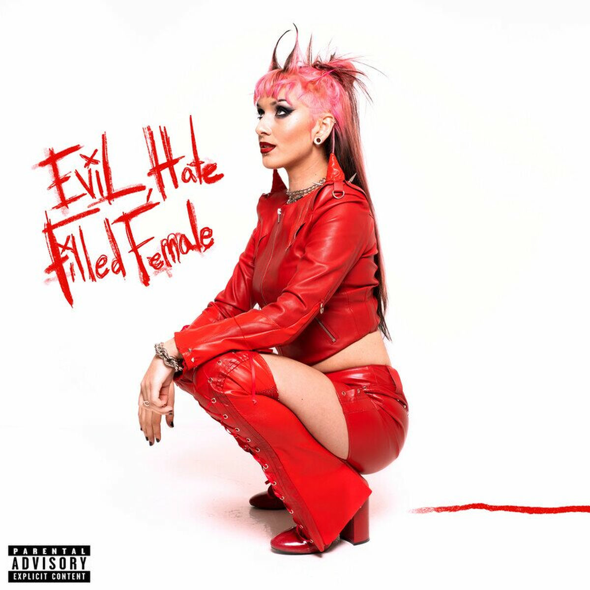 Album cover of Evil, Hate Filled Female