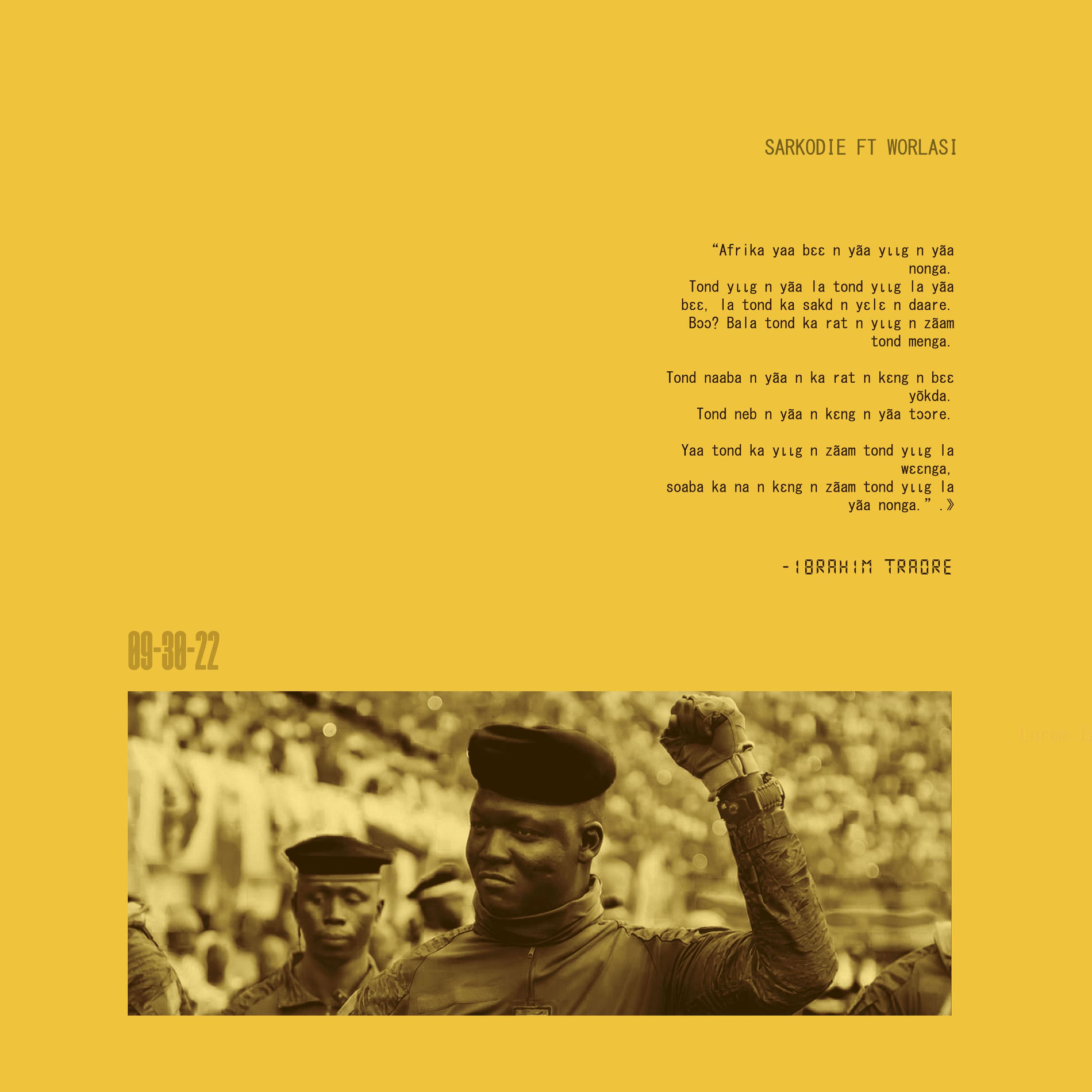 Album cover of IBRAHIM TRAORÉ